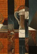 Juan Gris Playing Cards and Glass of Beer oil painting artist